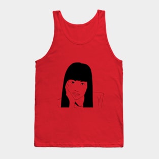 Girl from Nowhere Nanno Line Art Tank Top